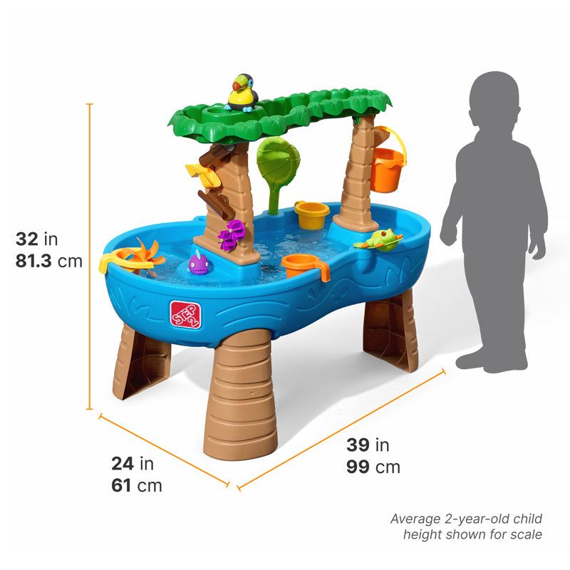 Step2 Tropical Rainforest Plastic Toddler Outdoor Water Table